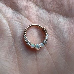 BVLA Rose Gold Hoop w/ Clicker